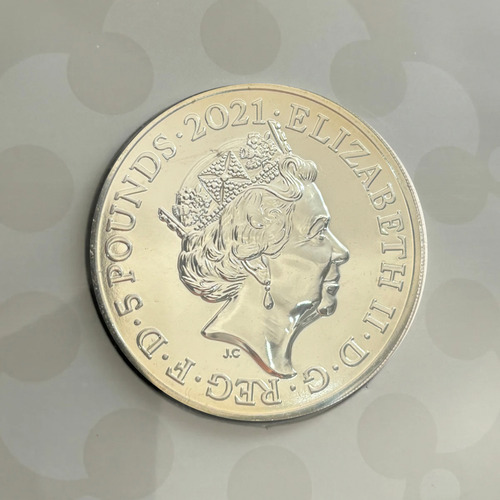 Moeda Oficial 2021 95 Anos Rainha Elizabeth Ii Inglaterra