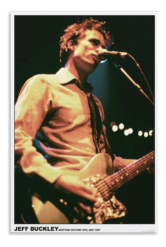 Póster De Jeff Buckley Singer En Lienzo Para Decoración De D