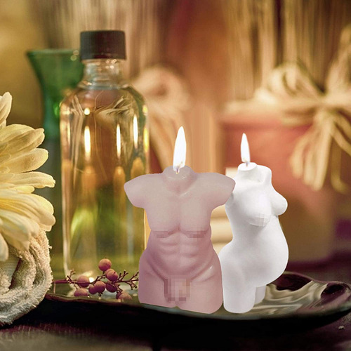 Molde De Silicona Para Velas Corporales De Varios Colores Pa