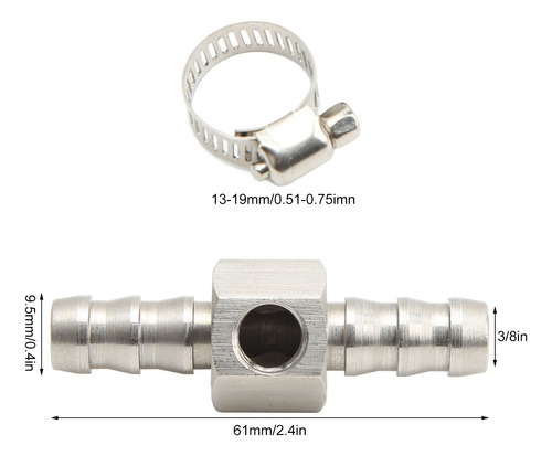 Adaptador Del Sensor Del Manómetro De Combustible (línea T,