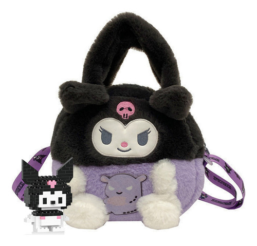 Mb Sanrio Kulomi Plush Dolls Crossbody Bolso + Bloques