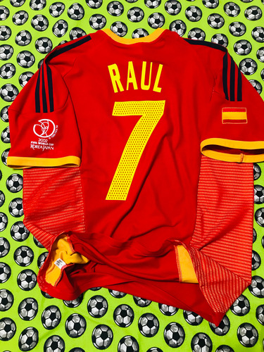 Jersey Camiseta adidas Seleccion España Mundial 2002 Raul L