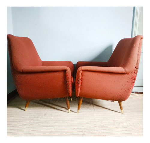 Sillones Butacas Americanas Grandes Muy Cómodas Precio Par (Usado)