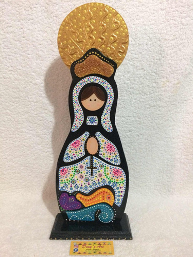 Virgen Del Valle Tipo Rompecabezas En Mdf Desy´s Art