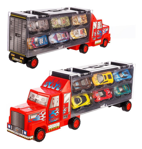 Tuko Car Toys Die Cast Carrier Truck Vehículos Juguete Para 