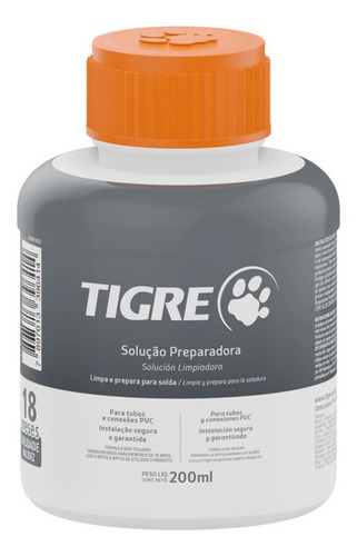 3 Pç Solução Limpadora Preparadora 200ml Tigre