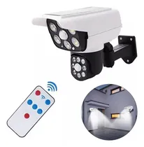 Comprar Lámpara Solar Led - Tipo Cámara De Seguridad - 2 Sensores