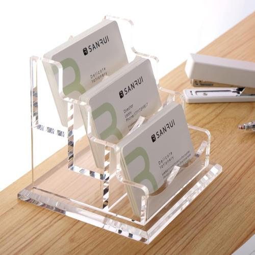 Pantalla Del Soporte De Tarjetas De Negocios Yuxun Para Escr