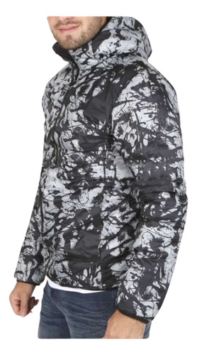 Campera Importada Reversible De Hombre Con Capucha