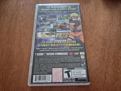 Naruto Shippuden: Ultimate Ninja Heroes 3 Psp (Reacondicionado)