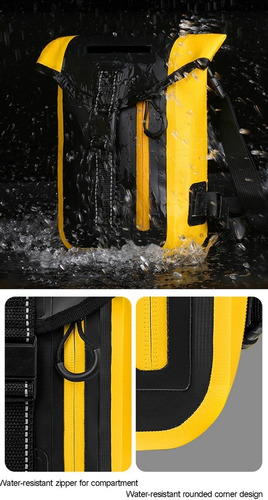 Imagen 6 de 9 de Bolsa Para Pierna Motocicleta Reflejante Mochila Impermeable