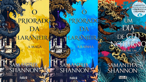 O Priorado Da Laranjeira Volumes 1 E 2 + Um Dia De Céu Noturno, De Samantha Shannon. Série O Priorado Da Laranjeira Editora V&r, Capa Mole, Edição 1 Em Português, 2023