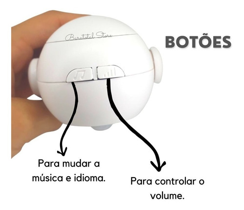 Imagem 5 de 7 de Sensor Detector Presença Segurança Sonoro Voz Alerta Loja