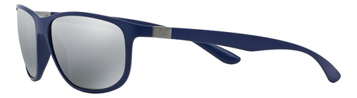 Lente Sol Ray Ban Liviano Azul Mate - Óptica Ariel Color Blue Lente Grey Varilla Matte Blue Armazón Matte Blue