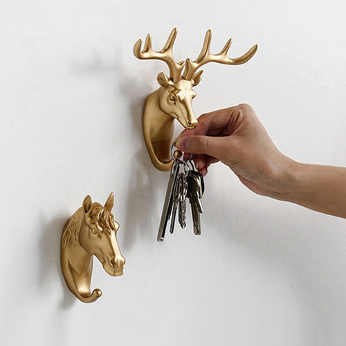 Colgador De Pared M4 Con Ganchos Para Animales, Abrigos Y Go