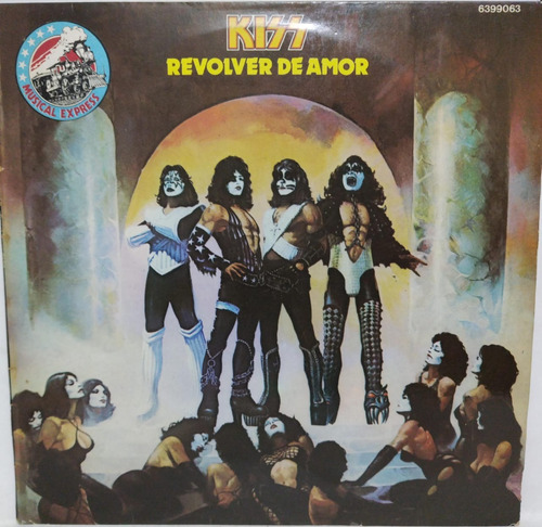 Kiss  Revolver Del Amor Lp Impecable 1980 Argentina