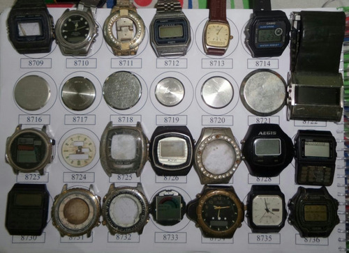 Lote 32 Sucatas Casio E Outros- Máquina Do Tempo