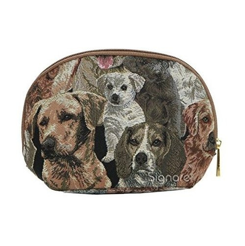 Impresión De Perro Labrador Tapestry Maquillaje Bolsa De Via