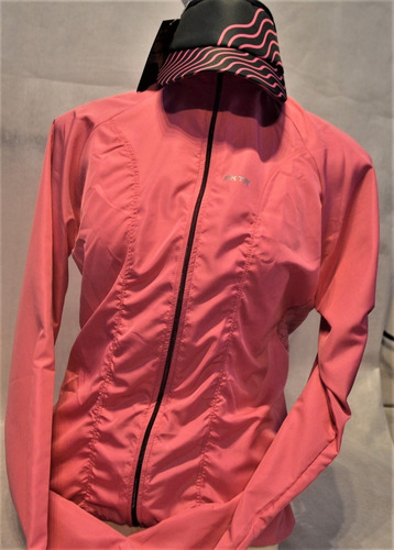 Imagem 2 de 9 de Jaqueta Cv Sxtr Comfort Fem Windprot Rosa+bone Hupi Un