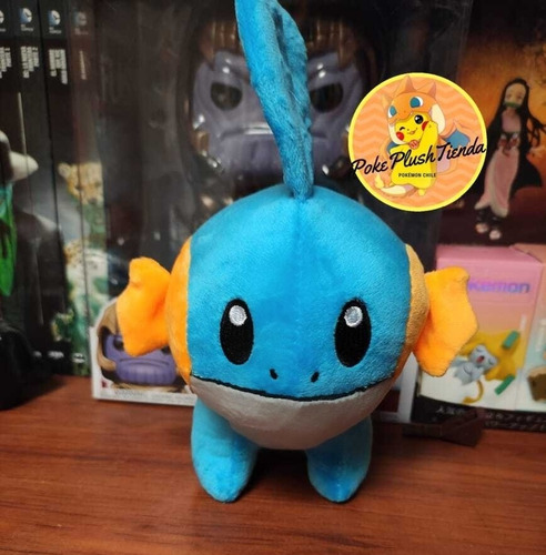 Imagen 3 de 3 de Peluche Pokemon Mudkip Promo Tazón Y Pokebola