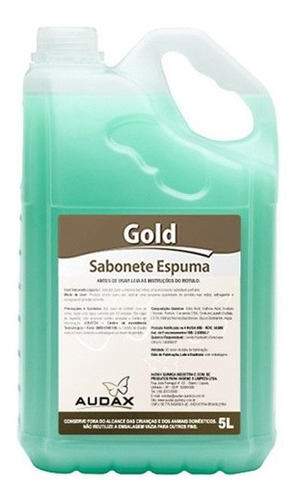 Sabonete Espuma Erva Doce Audax Gold 5l