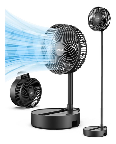 Ventilador Portátil Recargable De 8 Pulgadas, Batería...