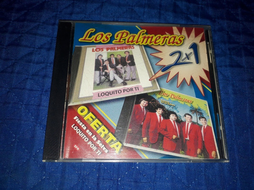 Cd De Los Palmeras 2x1 Loquito Y Fiesta Formatocd