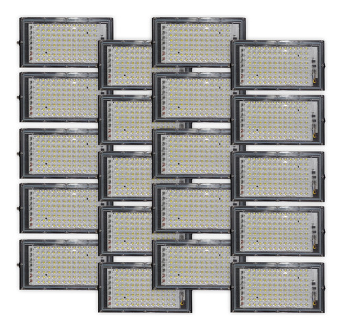 Pack 20 Reflectores Proyector Led 100w B Frío Alta Potencia