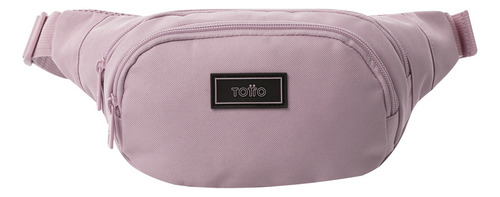 Totto Cangurera Con Doble Bolsillo Pompetto Rosa Claro Lisa