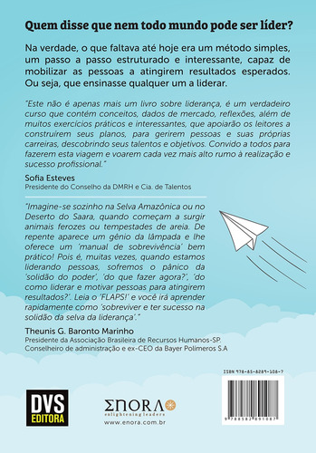 Flaps!: 6 passos para acelerar resultados e decolar sua carreira com a Liderança AdaptÁgil, de Furlan, João Marcelo. Editorial Dvs Editora Ltda, capa mole em português, 2015
