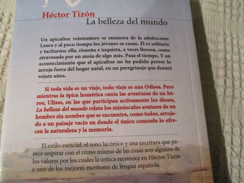Imagen 6 de 6 de Héctor Tizón - La Belleza Del Mundo