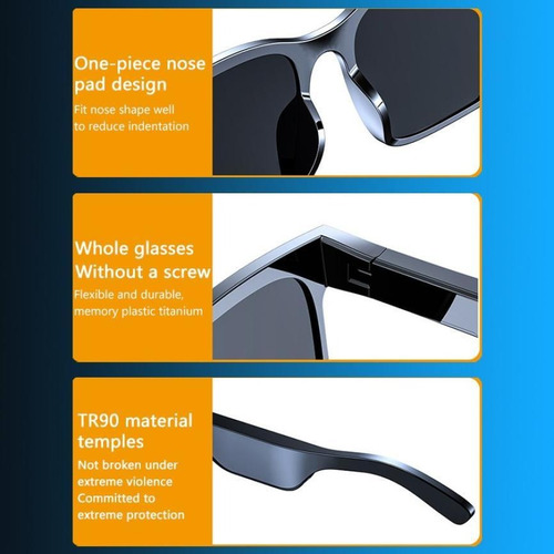 Lentes Inteligentes Inalámbricas Bluetooth 5.0