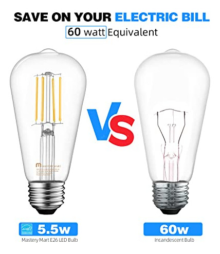 Bombillas Led Edison Regulables Maestría Mart Cri 95+, E26