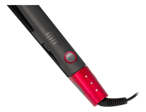 Planchita De Pelo Winco W104 5 Niveles De Temperatura Color Negro