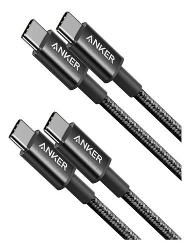 Cable De Cargador Anker, Nuevo Cable Usb C A Usb C (3ft, 2 P