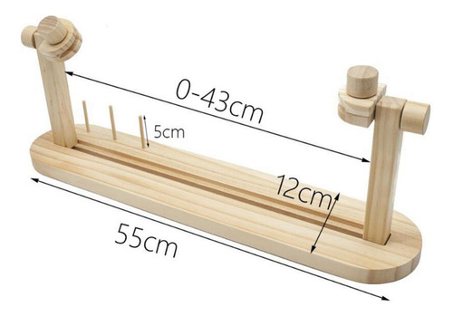 360 Rotatorio De Madera Cruz Marco Rack Bordado Lap Soporte
