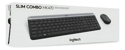 comprar Teclado Logitech + Mouse Mk470 Wirelees Slim Usb Color Del Teclado Negro