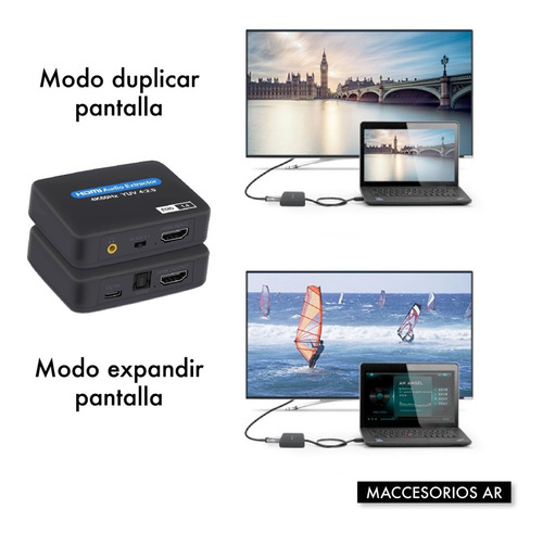 Extractor De Audio Hdmi A Optico Toslink Spdif