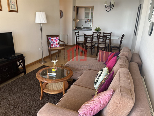 Depto. Amoblado En Arriendo Concón - Vista Privilegiada 2d2b