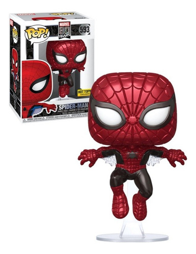 Funko Pop! Spider Man #593 Hot Topic Exclusive Marvel