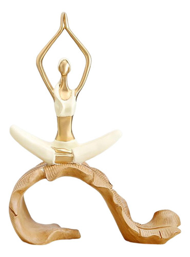 Estatua De Resina Compatible Con Yoga Para Niñas, Estilo A