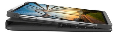 Teclado Logitech Slim Folio Pro Para iPad Pro Bluetooth Gris
