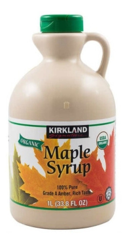 Jarabe De Maple Syrup Orgánico 1 Litro Kirkland *importado*