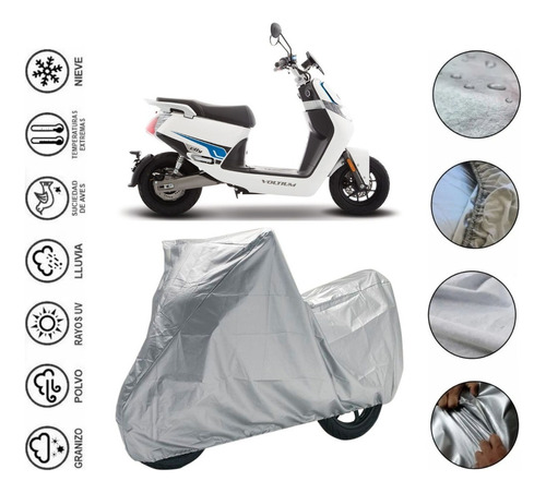 Loneta Impermeable Moto Para Italika Voltium Voltium City