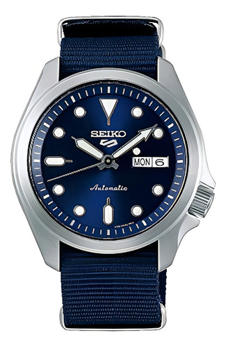 Reloj Automático De Acero Inoxidable Para Hombre Seiko Con C