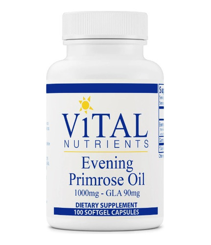Vital Nutrients | Evening Primrose Oil | 100 Softgels