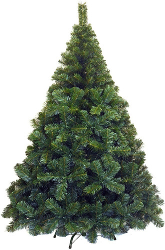 Árbol De Navidad Premium 2,10 Mts P Metálico - Sheshu!!! Color Verde