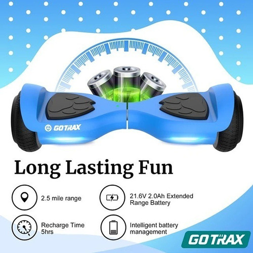 Hoverboard Para Niños Gotrax Lil Cub Rango De 2.5 Millas 6.1