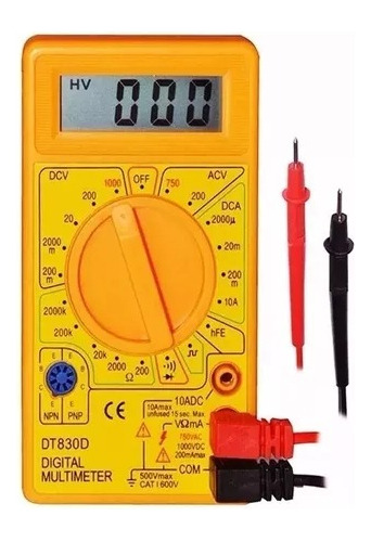 Multimetro Tester Digital Profesional Con Buzzer Noga Net