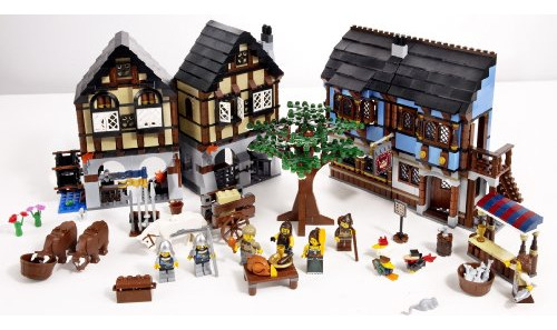 Aldea Comercial Medieval Del Castillo De Lego